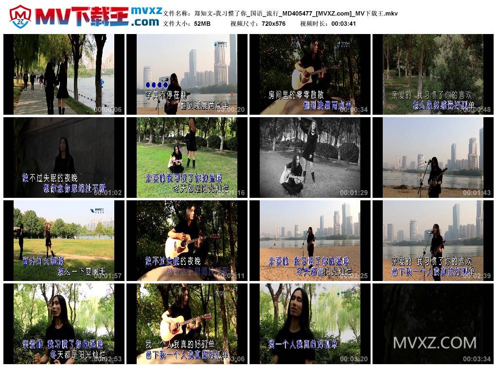 郑知文-我习惯了你_国语_流行_MD405477